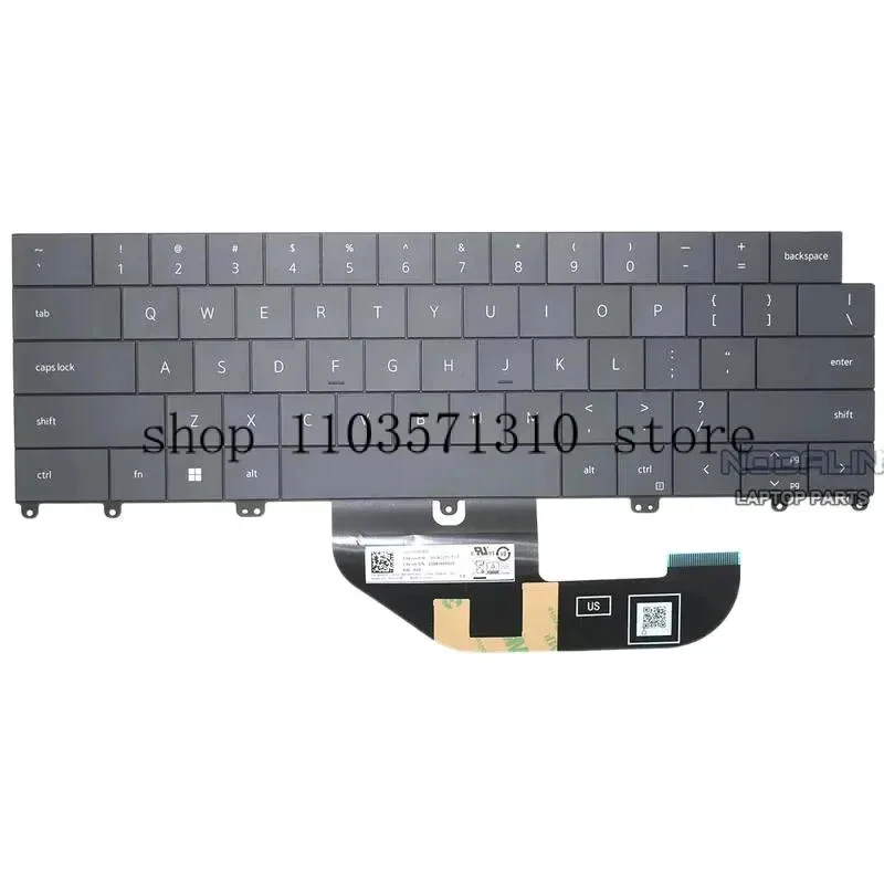 49NVP 049NVP New Internal US Backlit Keyboard SN2121B For XPS 13 Plus 9320 JM