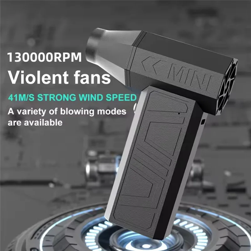 N96R X3-A 130000RPMミニターボジェットファン高速ダストブロワーモーター41M/S風ハンドヘルド強力ファン電動エアダスター