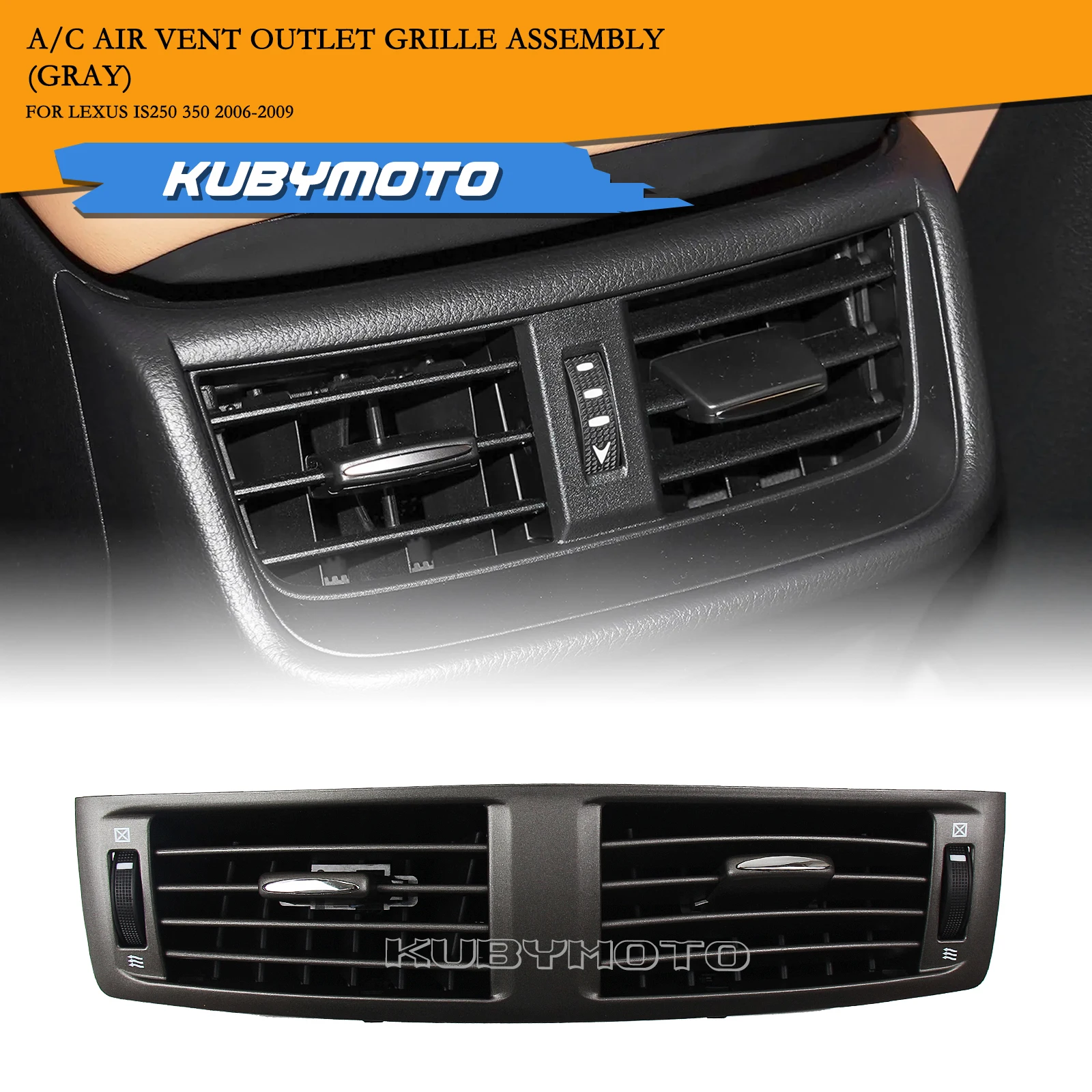 

Car Interior Dashboard Center Air Vent Outlet Conditioning Assembly For Lexus IS250 IS350 2006-2009