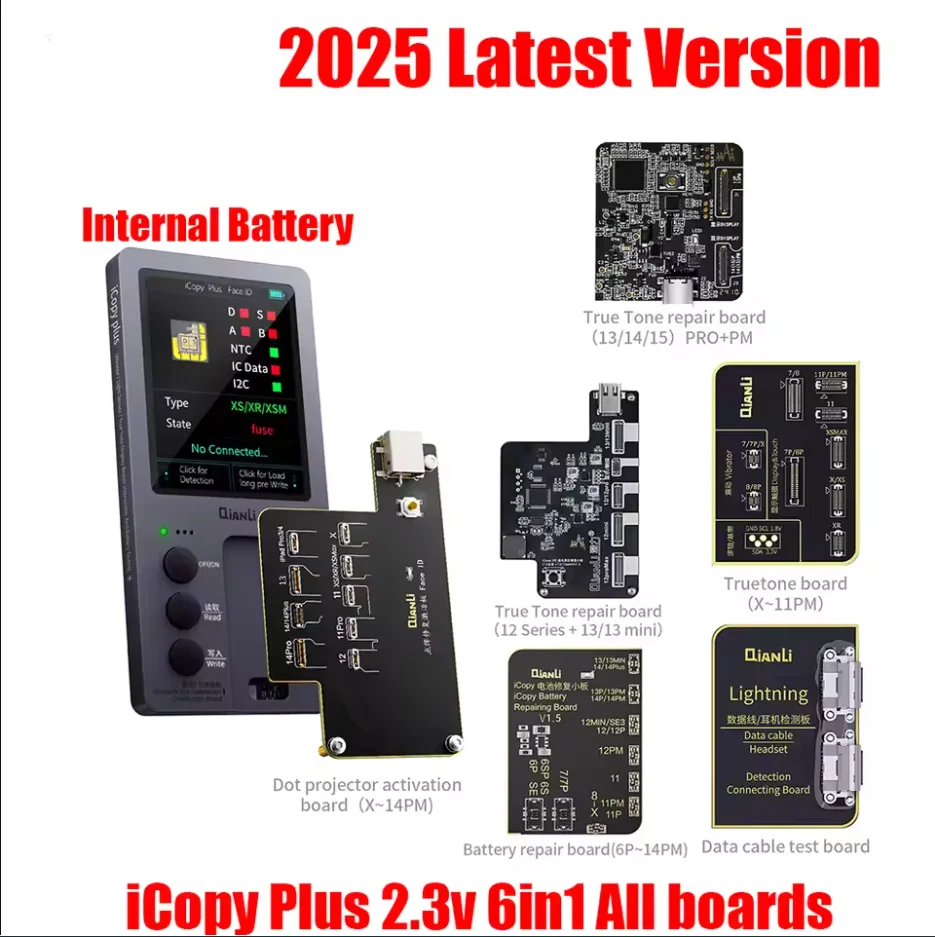 Hot Sell ICopy Plus 2.3v 2025 Face ID Adaptor & Flex for X-14 PM Series Dot Matrix Recovery Activation Board Repair Hand Tools