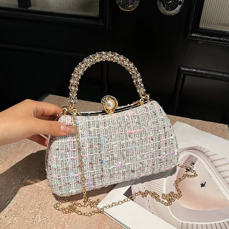 

2025 New! Women's Evening Bags. Ideal for Dresses, Banquets, These Stylish, Exquisite and Compact Clutch Handbags Are Perfect