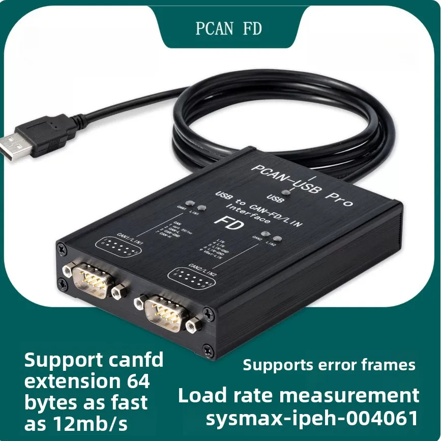 PCAN FDPRO dual channel compatible with German original IPEH-004061Vector CANoe VN1610