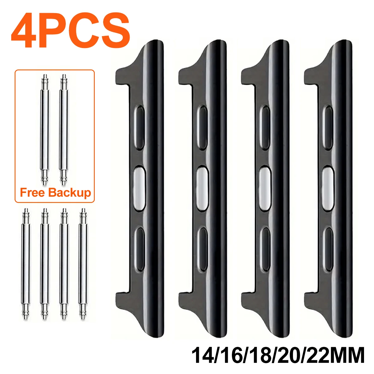 4 قطعة/المجموعة 14-16-18-20-22 مللي متر محول ل iWatch الترا 9 SE 8 7 6 5 4 3 2 الأشرطة عرض موصل ل أبل ساعة 49 45 44 42 41 38 مللي متر