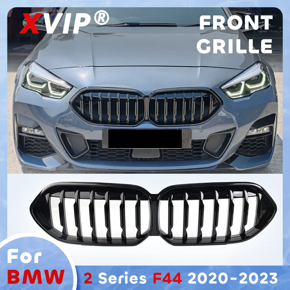 

XVIP Glossy Black Single Line Style Front Bumper Grille For BMW 2 Series F44 Coupe 2020-2023