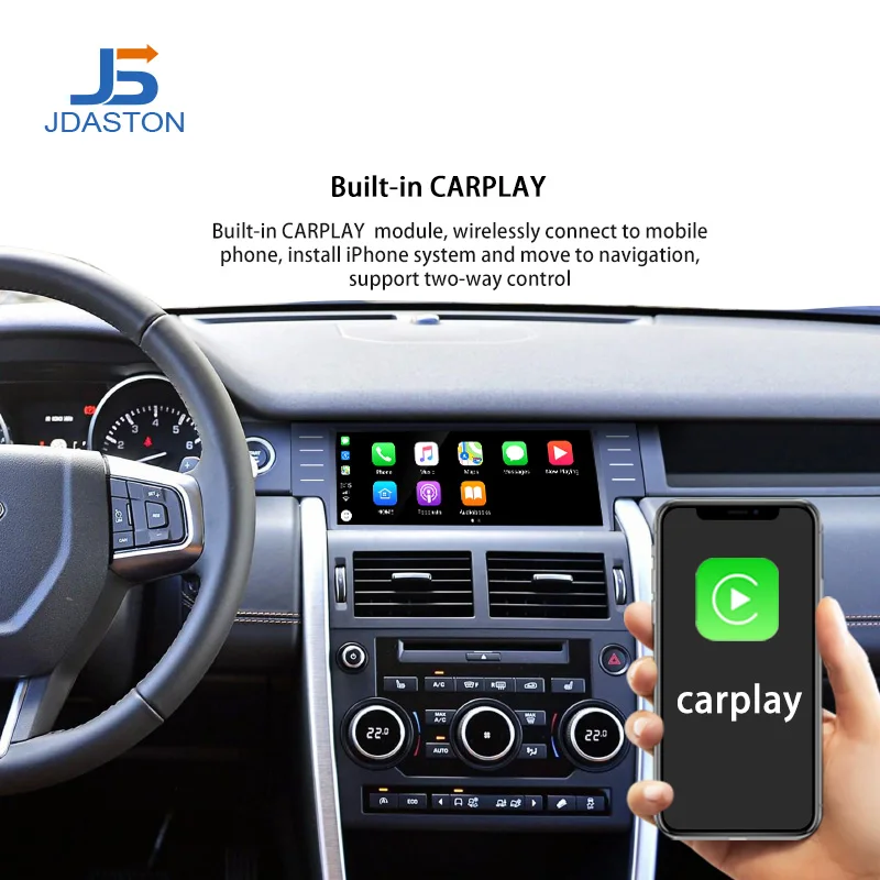 9.66 Cal Android 13 samochodowy odtwarzacz multimedialny dla Land Rover FREELANDER Discovery Sport 2015-2019 GPS samochód z nawigacją Radio Stereo