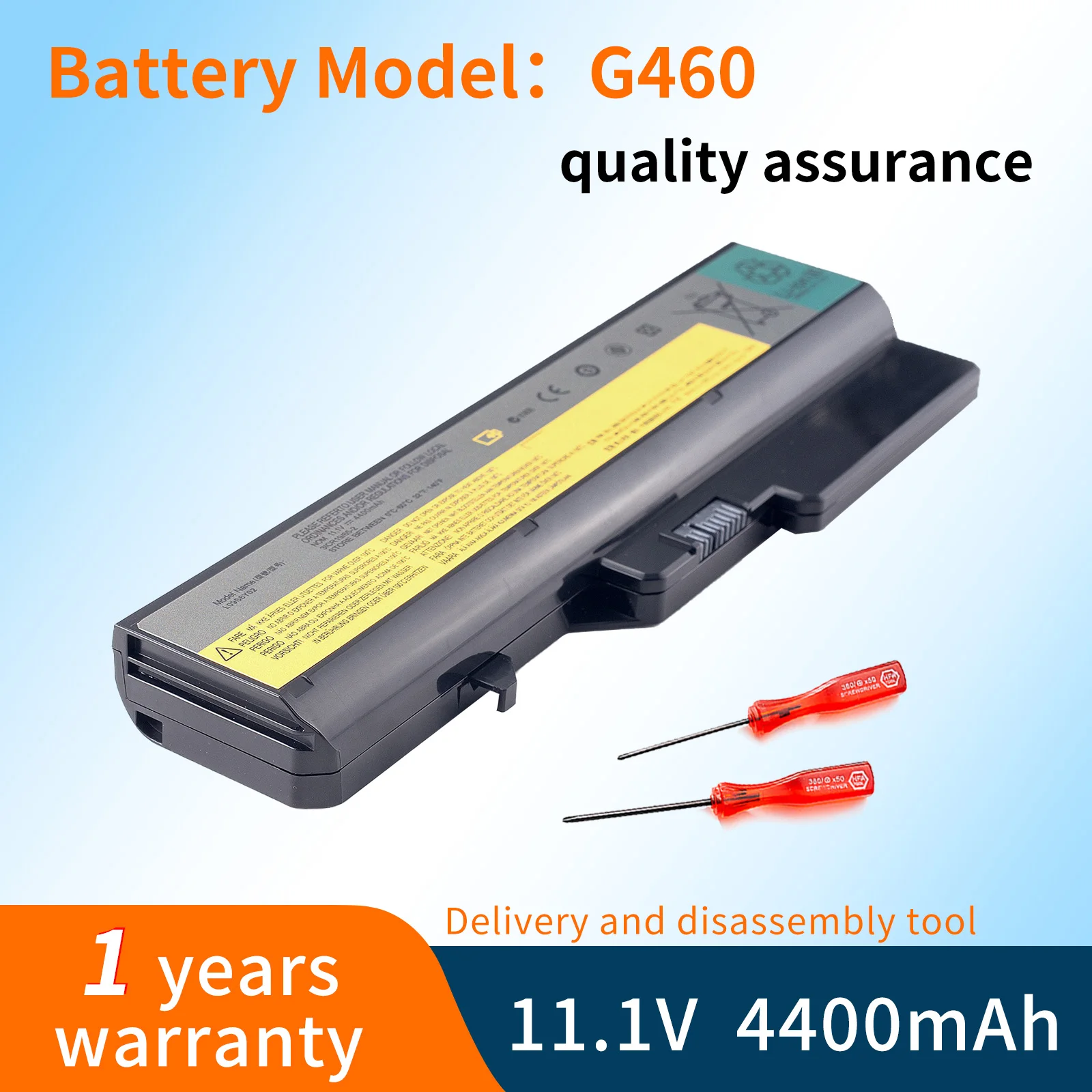 

BVBH L09S6Y02 Laptop Battery for Lenovo IdeaPad G460 G470 G570 G560 V360 V370 V470 Z460 Z465 B470 B570 L09L6Y02 4400mAh