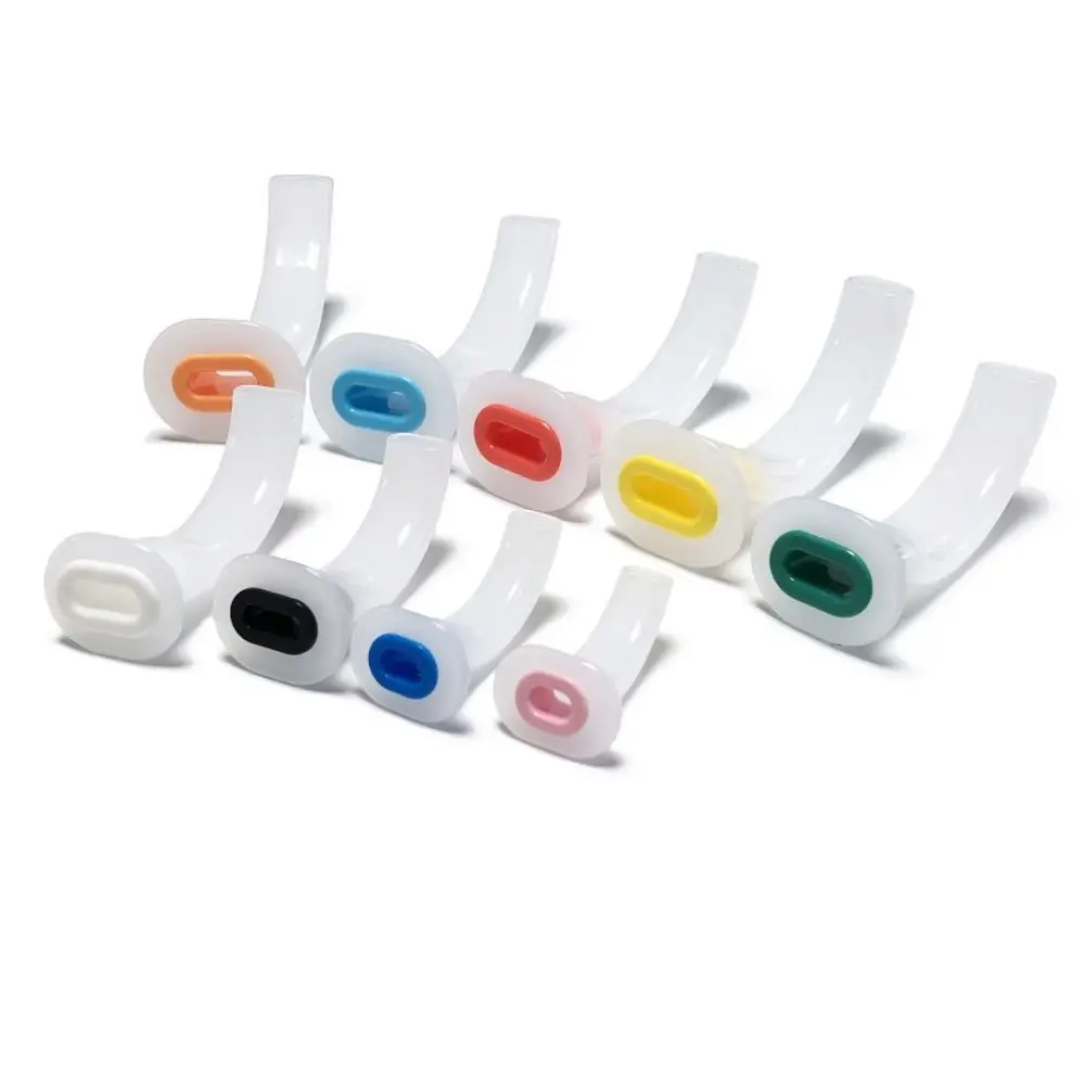 Oropharyngeal Airway Disposable Airway Tube Color Coded Oral Air Way Air Tube Guide Smooth Edges Reduced Trauma