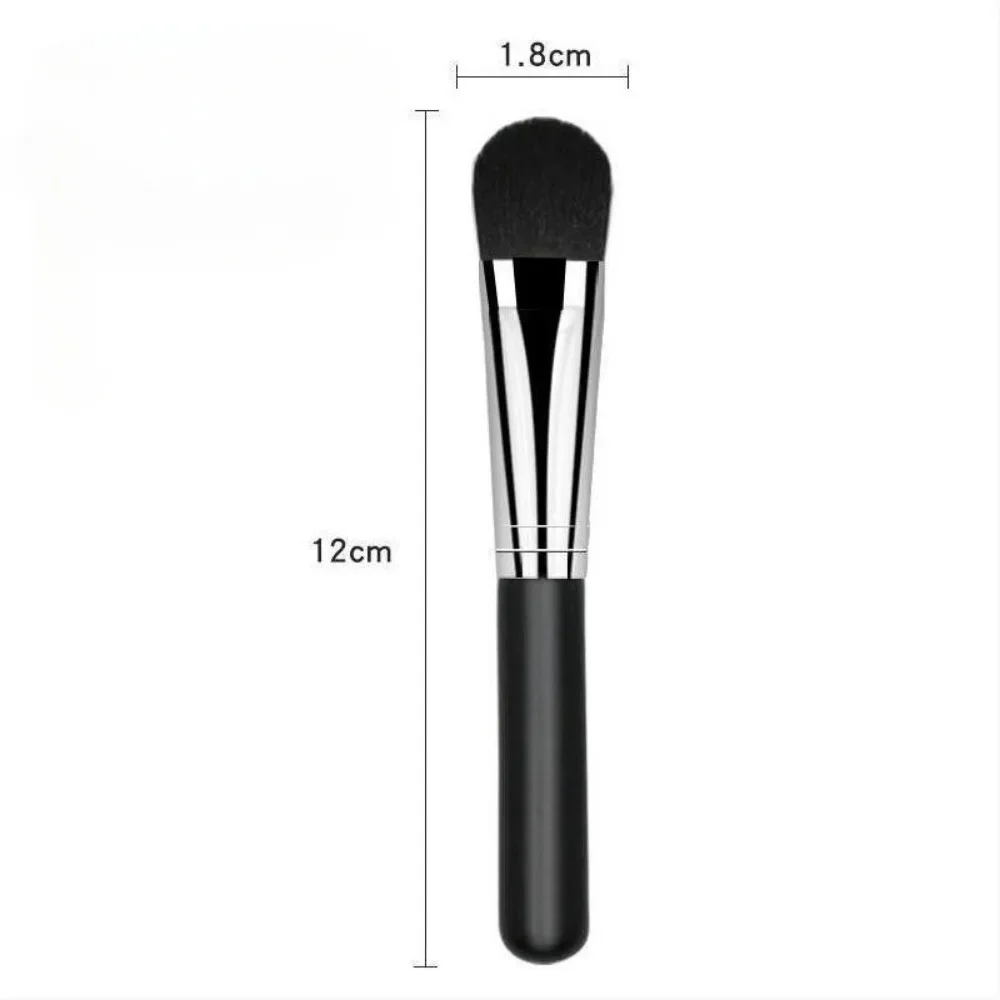 فرشاة قناع الوجه المسطحة الناعمة لتنظيف الوجه والعناية بالبشرة وخلاط الأساس وفرشاة خافي العيوب وأداة مكياج التجميل