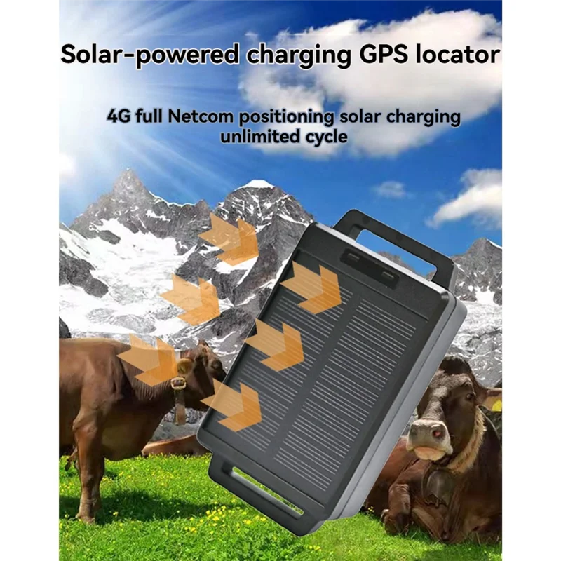 

High Quality-Cattle And Sheep Solar Locator Grazing Tracking Artifact Positioning Collar Cattle And Sheep Positioning Terminal D