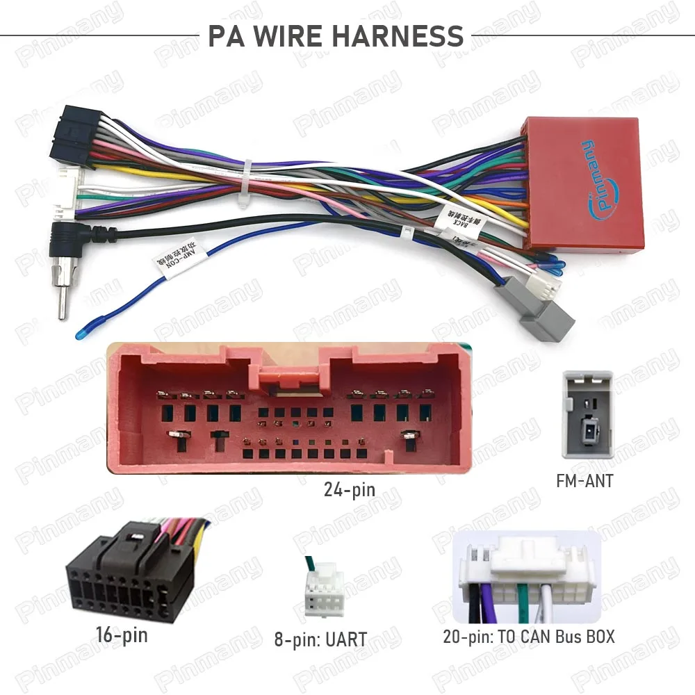 MZC11 Car Radio Wire Harness Adapter with RAISE G-RZ-MZD52 CAN BUS Decoder for 2008~2012 Mazda 6 GH Atenza