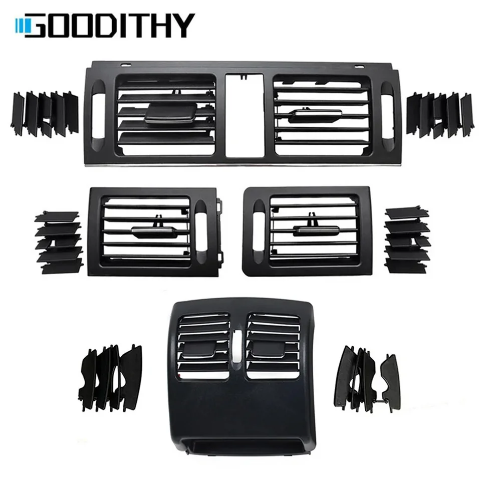 Front Left Small Round AC Vent Grille Cover – For Benz C-Class W204 07-10 (Black)