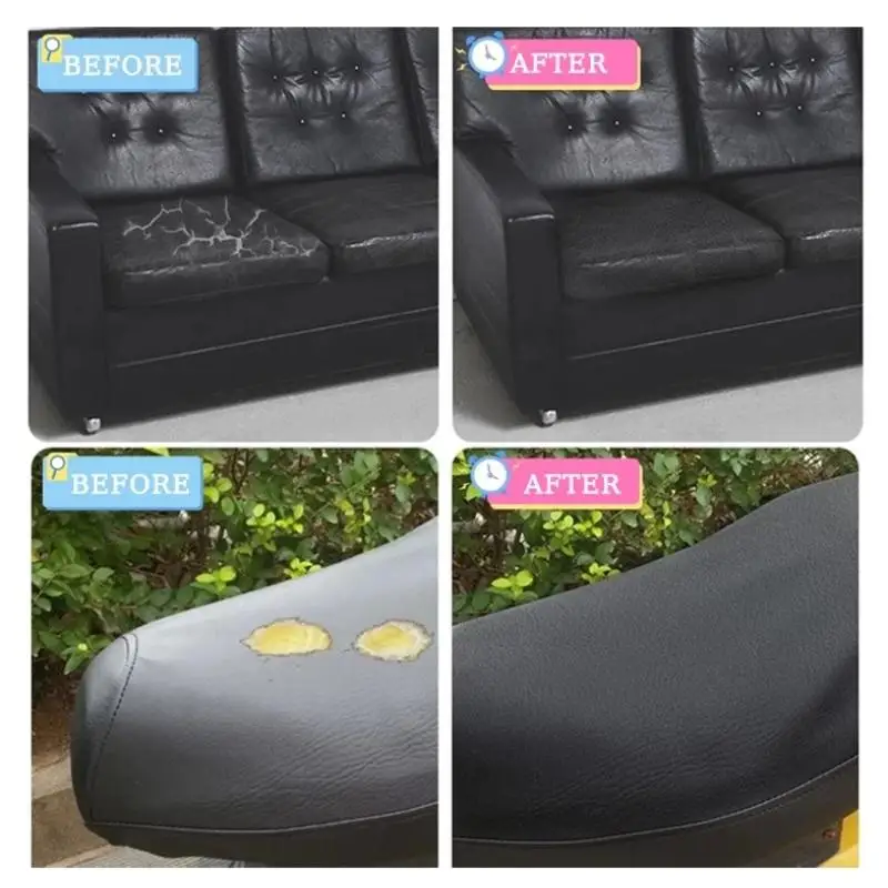Selbstklebendes Leder-Reparaturband für Heimwerker – Ideal für Sofa, Motorrad, Autositz, Taschen und mehr – Detail 5