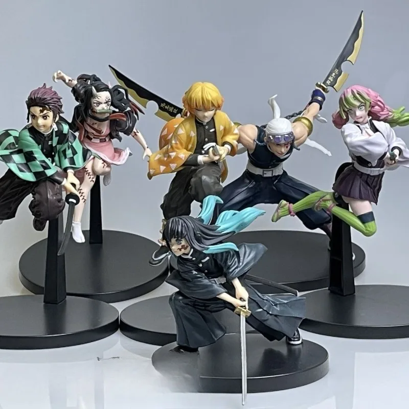 Demon Slayer: Kimetsu no Yaiba figure Tanjiro Nezuko Koi Hashira Tokichiro model ornaments desktop decorations wholesale