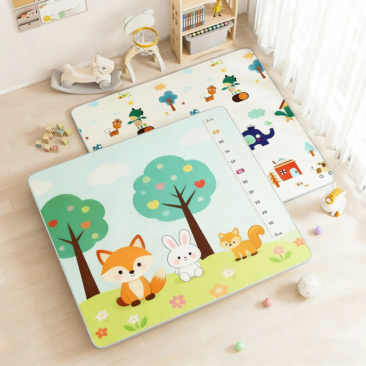 Baby Crawling Play Mat Non-toxic 10 Styles and 5 Sizes New EPE Thick Folding Carpet Play Mat for Children's Mats Safety Kid Rugs