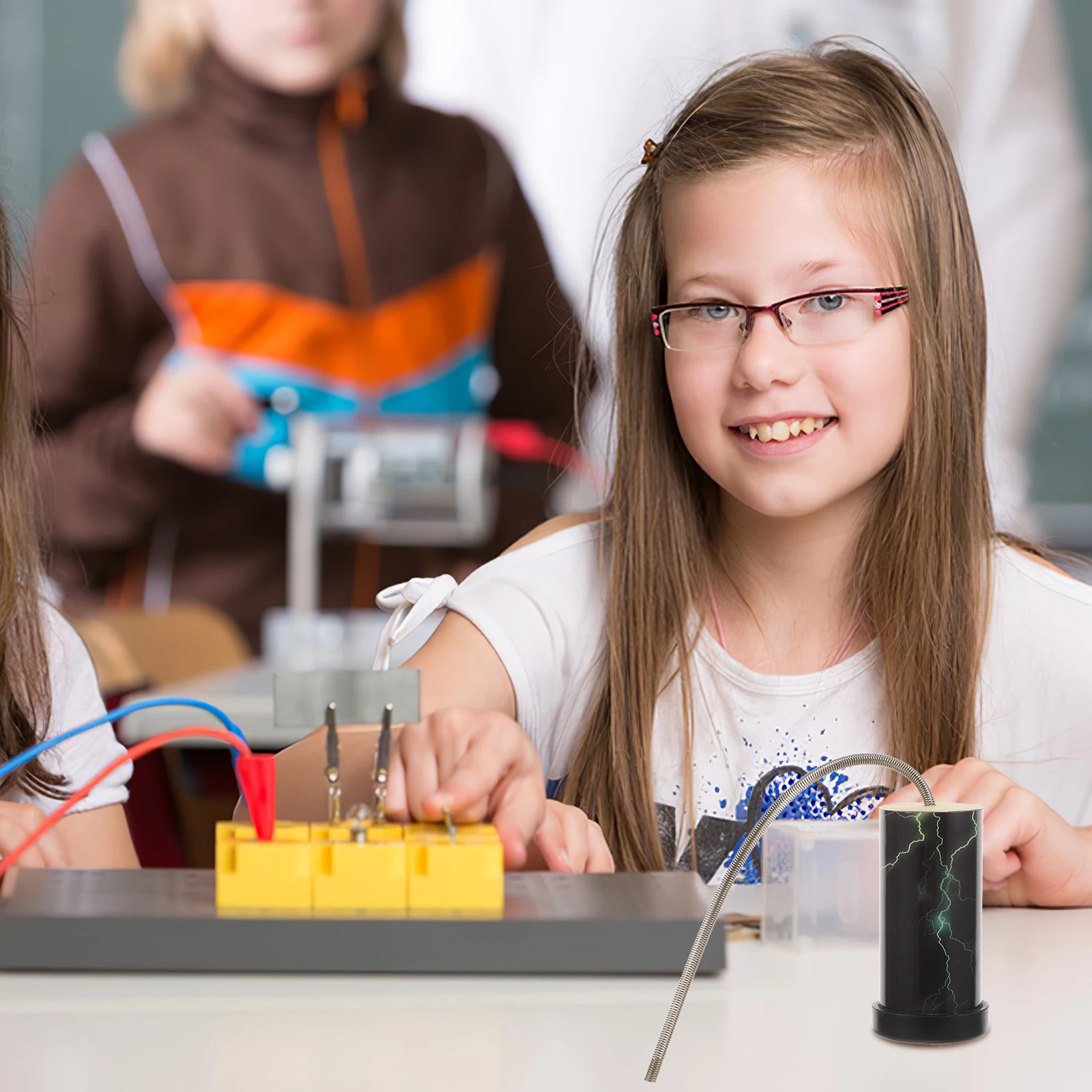 

Thunder Drum Toys Kids Musical Instruments Sound Effects Mini Spring Dubbing Educational Child Play