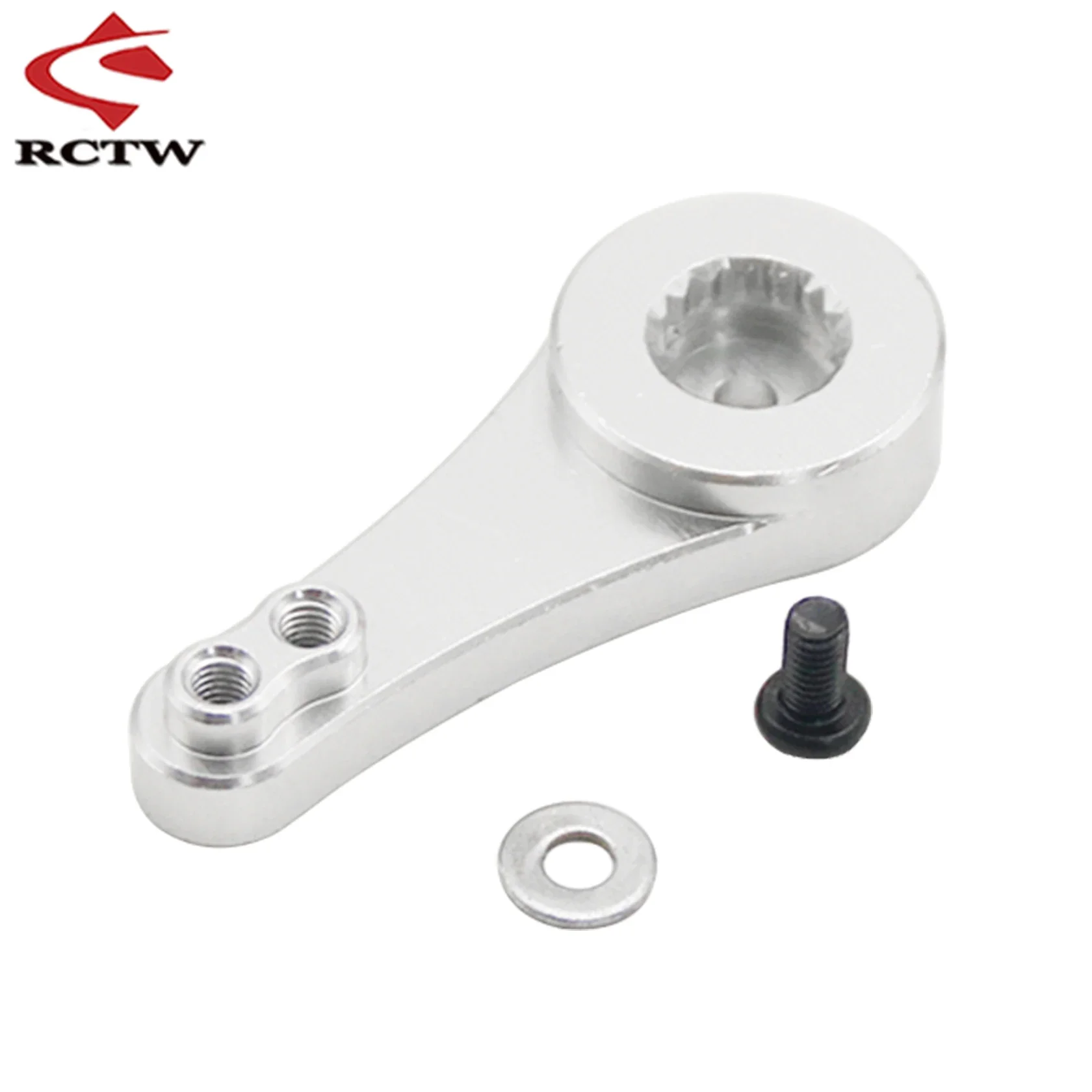 CNC 17T Metal Steering Arm for 20KG/ 40KG Steering Servo Case for 1/5 HPI Rofun Baha KingMotor Rovan Baja 5B 5T 5SC Rc Car Parts