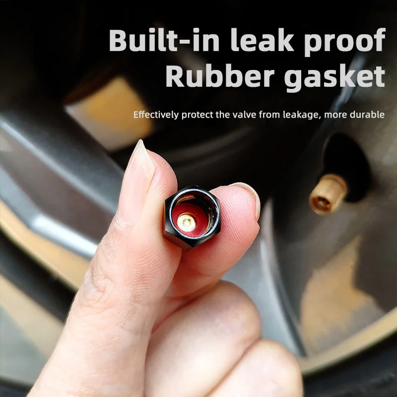 For ZEEKR X 001 009 2022 2023 2024 ZEEKR 4Pcs Car Wheel Tire Valve Caps Dustproof Waterproof Tyre Rim Stem Covers Accessories