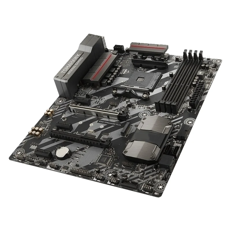 B350 DDR4 Mainboard Support Ryzen 1 2 3 4 5 Generat CPU AM4 AMD For MSI B350 TOMAHAWK PLUS Motherboard 100% Tested Fully Work DH