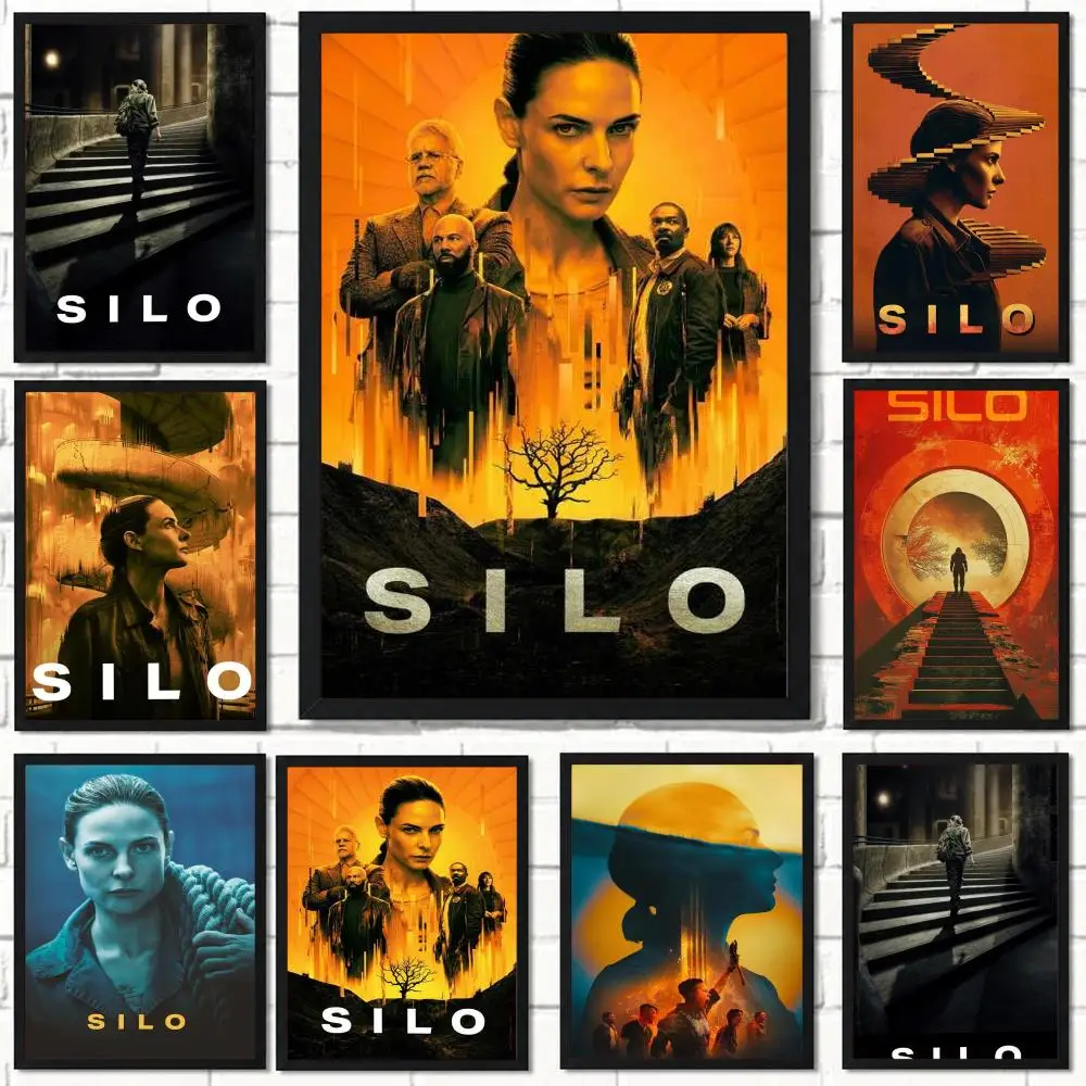 tv series S-Silo-O Poster Self Adhesive Wall Decor for Modern Home Cafe Office and Bar
