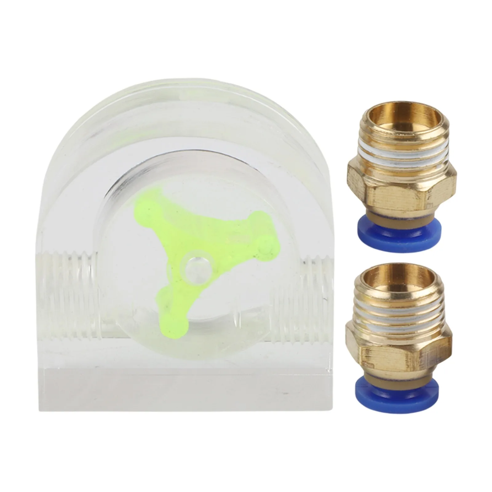 1pcs Flow Meter Water Cooling Monitor Spindle Motor Rotation Cooling Indicator Shell Flow Measuring Instruments