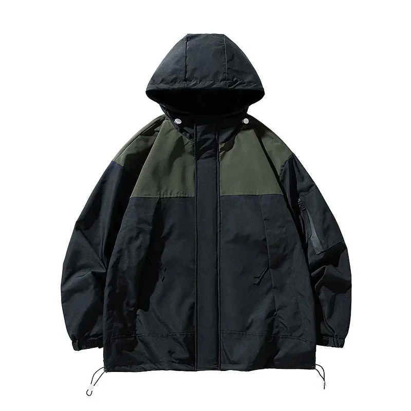 

2023 Men's Hooded Jacket Spring and Autumn Jacket Youth Casual Jacket New Men's Clothing