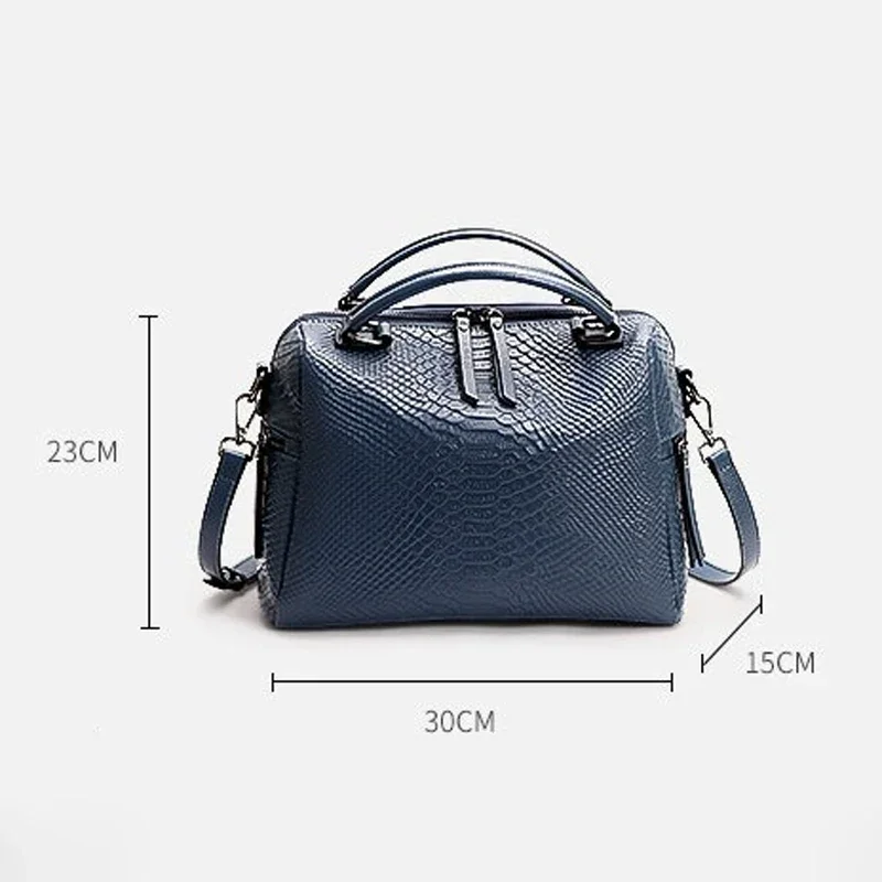 2024 New Fashion Alligator Women Handbags European Designer Leather Ladies Shoulder Bags Female Girl Brand Luxury Crossbody Bag