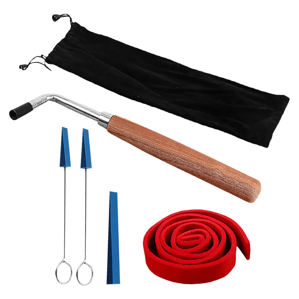 

Piano Tool Set Tuning Kit for Upright Wheel Professional Tuner Tools Wooden Hammer