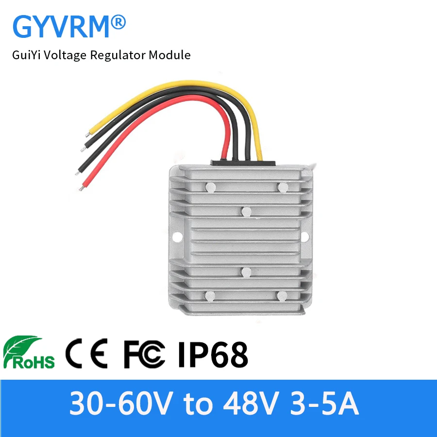 DC-DC 30-60V to 48V 3A 5A Boost-Buck Module 36V 48V to 48V 5A 240W Power converter  36V to 48V Step-up Module