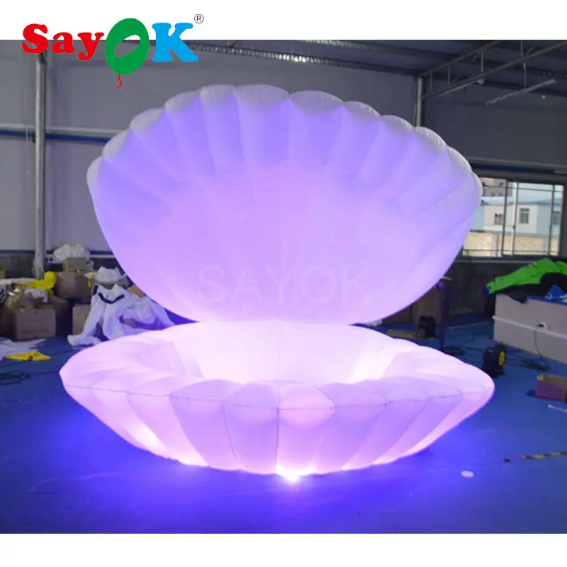 2m/3m Inflatable Led Charming Colorful Lighting Stage Wedding Decoration Inflatable Model For Advertising Promotion