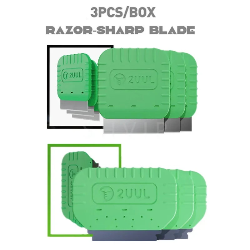 Imagem -03 - Hard Razor-sharp Blade Conjunto para o Telefone Móvel Tela Lcd Desmontagem Ferramenta Curiosa Oca Polarizada pá Da95 Da96 2uul-soft