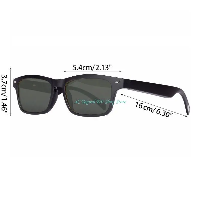 E74D para óculos Glasses Sun-livre chamando música anti-azul óculos