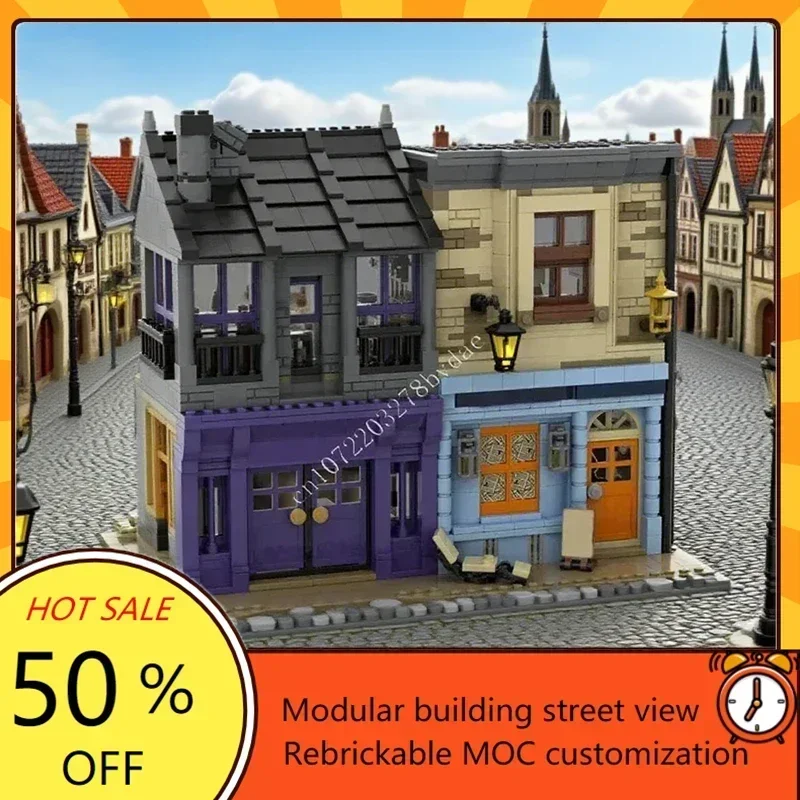 1449 Piezas Gregorovitch Globus Mundi Modular MOC Rompecabezas Personalizado Modelo Creativo de Vista Urbana DIY Juguete Educativo de Ensamblaje Regalo