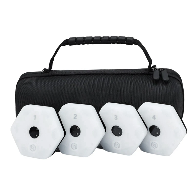 ABJX جديد 4 قطعة رد الفعل التدريب ضوء أجيليتي استجابة جهاز التدريب LED وامض سهل الحمل لكرة السلة كرة القدم