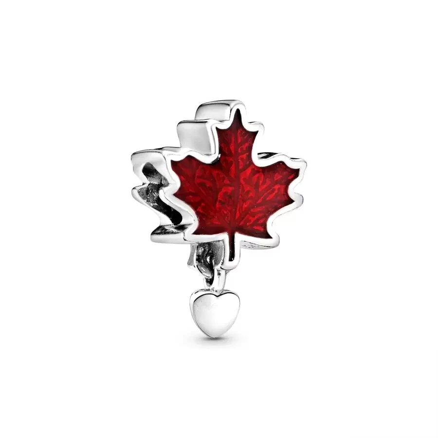 Various Styles Family Tree Leaf Flower Dangle Charm Bead Fit Original Pandora925 Sterling Silver Bracelet DIY Women Jewelry Gift