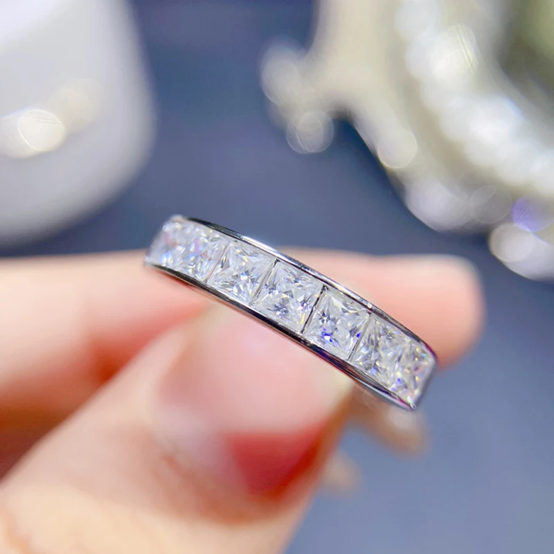 

Кольцо с натуральным муассанитом для женщин, серебро 925 пробы, ювелирные изделия, роскошные драгоценные камни, позолота 18 карат, бесплатная доставка, подарок на вечеринку