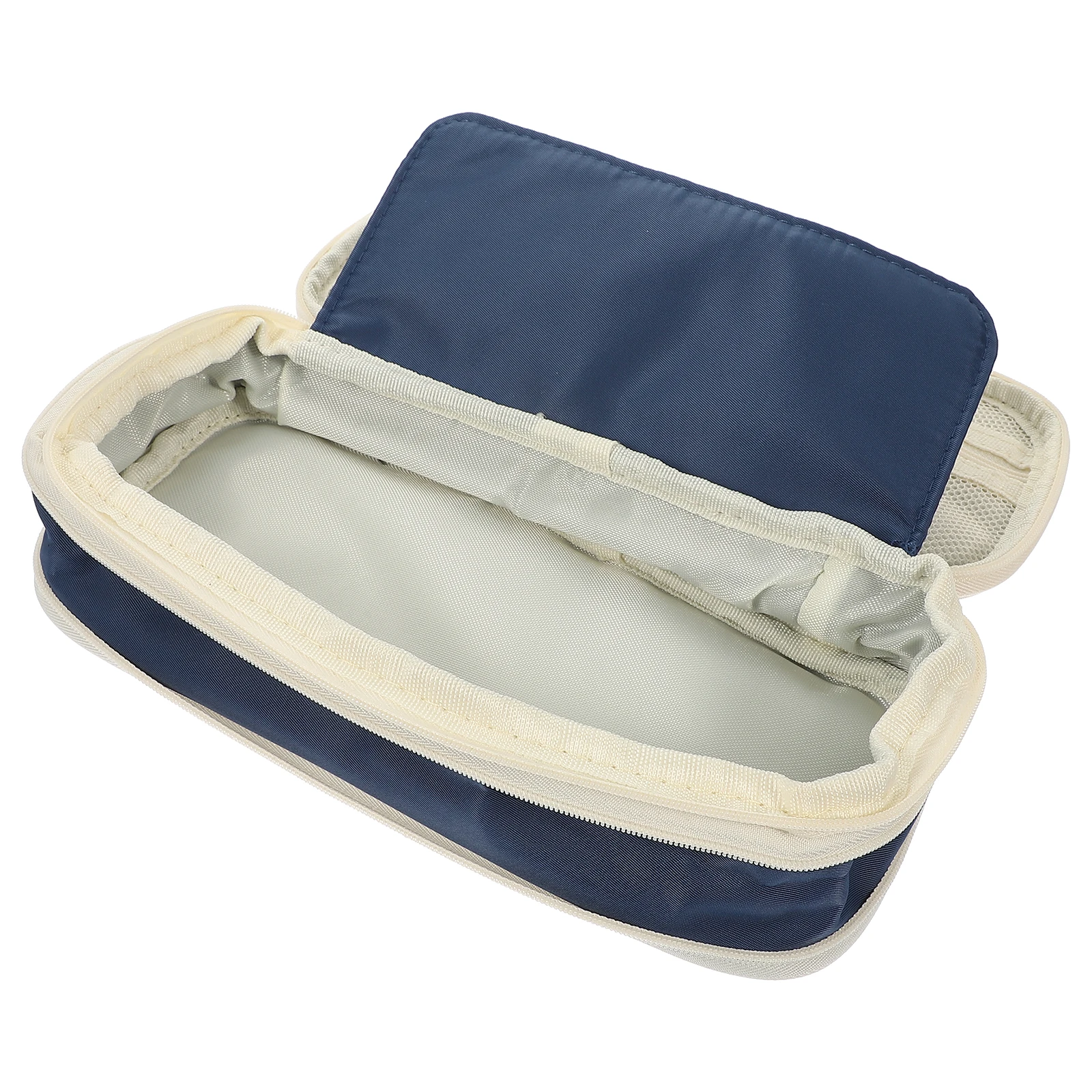 سعة كبيرة حقيبة أقلام رصاص فرشاة للمكياج تخزين القرطاسية ganizer السلس زيبر حقيبة أقلام لوازم الطلاب