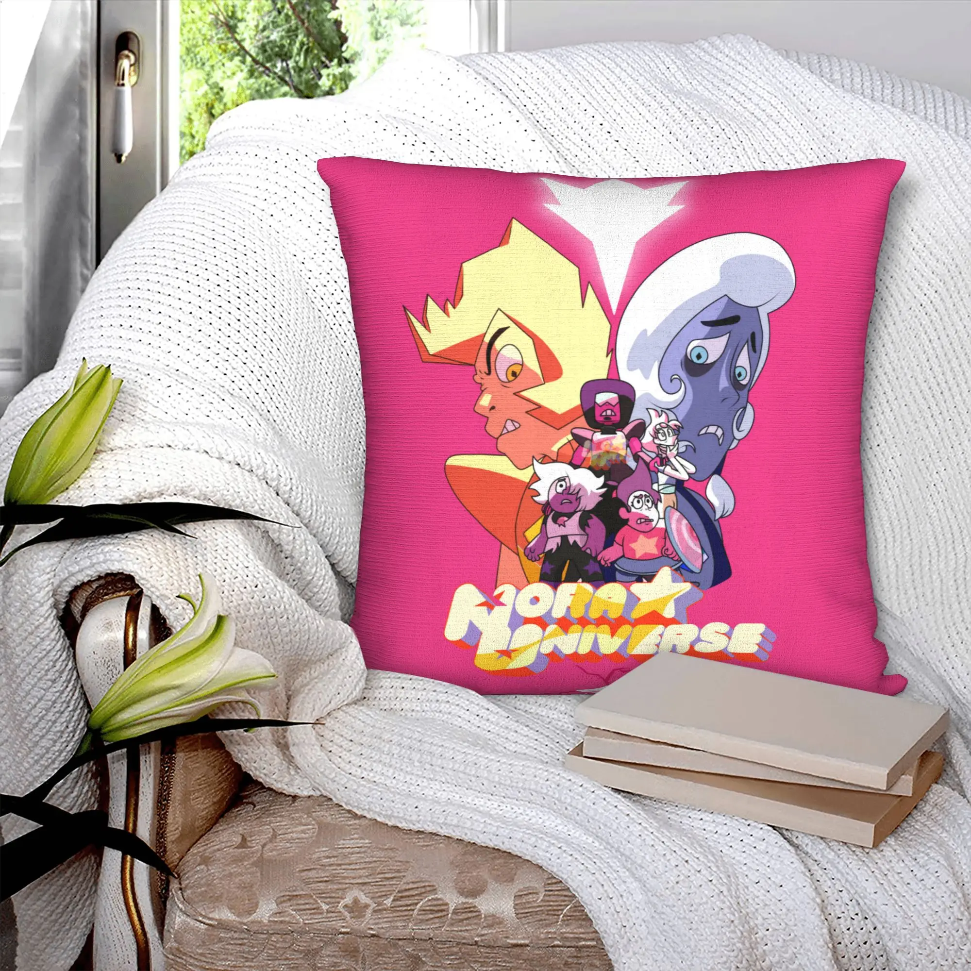Steven Universe Pillow Case 40x40cm Decor Home Modern Children Gift Cartoon Chair Cushion Square Pillowcase