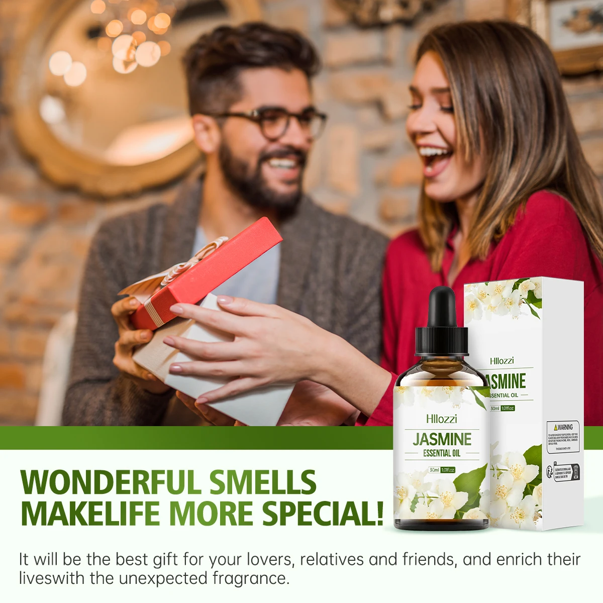 100ml/60ml/30ml Jasmin Ätherisches Öl Aromatherapie Multifunktionales Ätherisches Öl für Verschiedene Anwendungen Reich an Aromen Feuchtigkeitsspendend – Detail 9