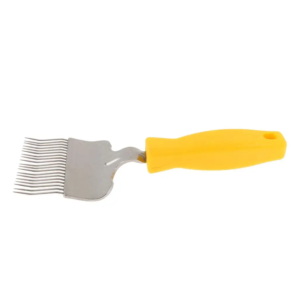Beekeeping Tools Uncapping Fork Scratcher Stainless Steel Hive Extraction Equipment for Honeycomb Removal