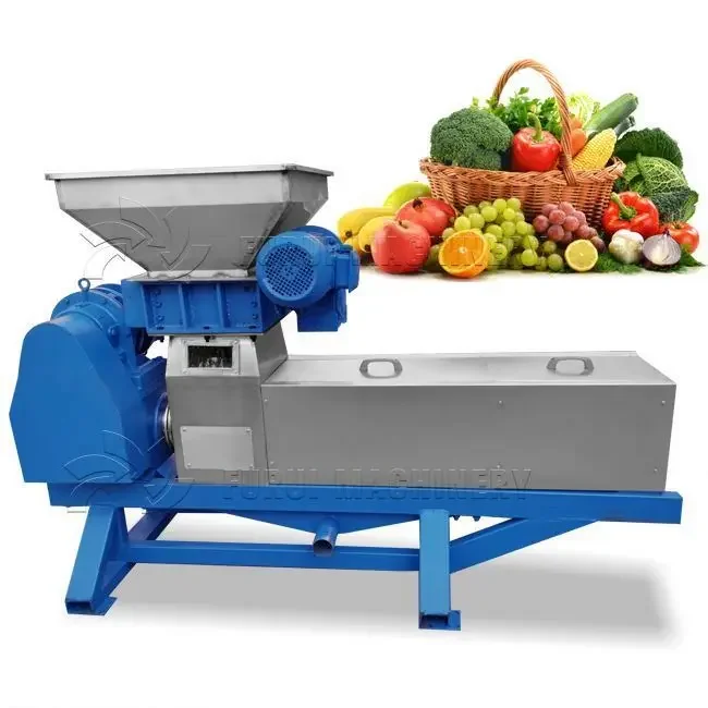 High quality kitchen waste food screw press dewatering machine/spent grains dewatering machine/food waste disposer korea