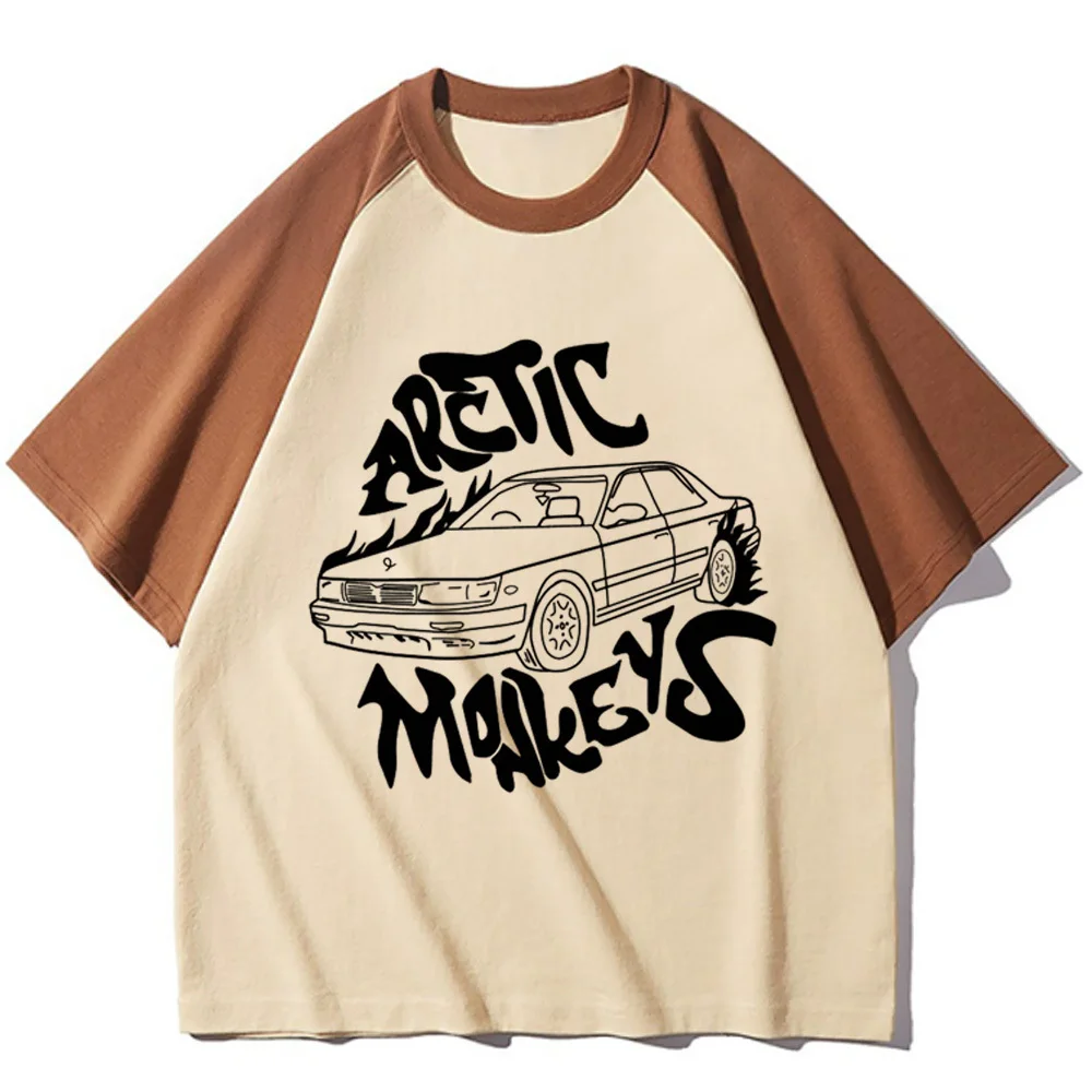 Arctic Monkeys top women designer funny graphic tshirt female Japanese clothing