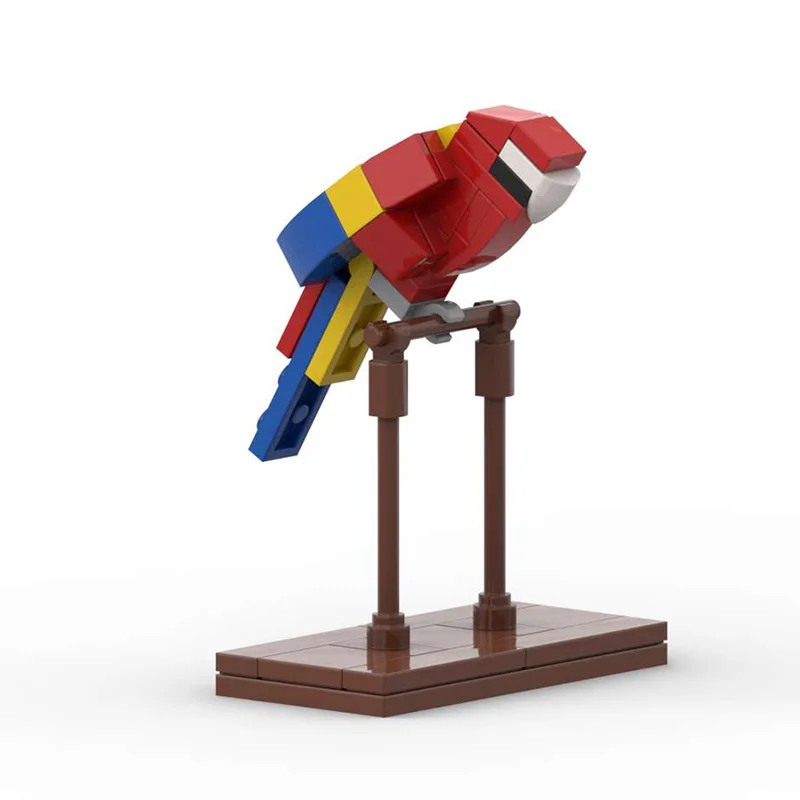 

MOC Building block miniature parrot model, puzzle assembly, boys and girls randomly mixing, Internet celebrity creative parodies