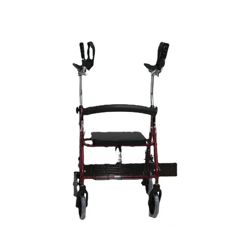 Folding Walking Walker Auxiliary Walking Hand Guard Trolley Shopping Supermarket Trolley
