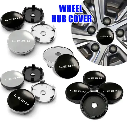 Aluminium Emblem Car Wheel Center Cover Sticker Hub Caps Decal For Seat FR Cupra Leon Ibiza Exeo Alhambra Altea Tarraco Exeo