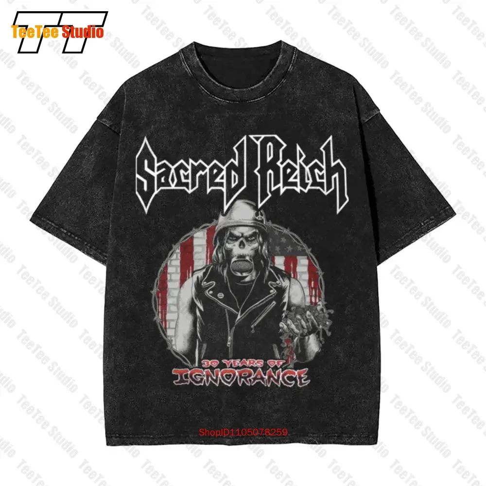 Sacred Reich 30 Years Of Ignorance Vintage Oversized T-Shirt SUSM