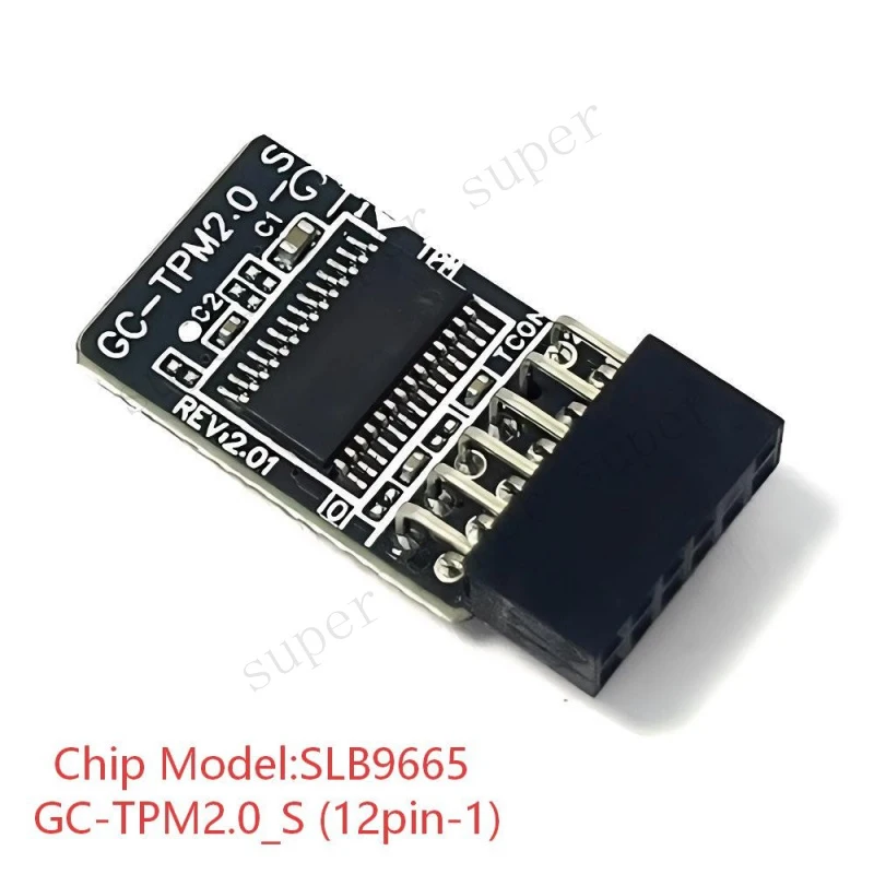 S++ GC-TPM 2.0_S 12pin-1 Module Trusted Platform SLB9665 for GIGABYTE H370N WIFI USA