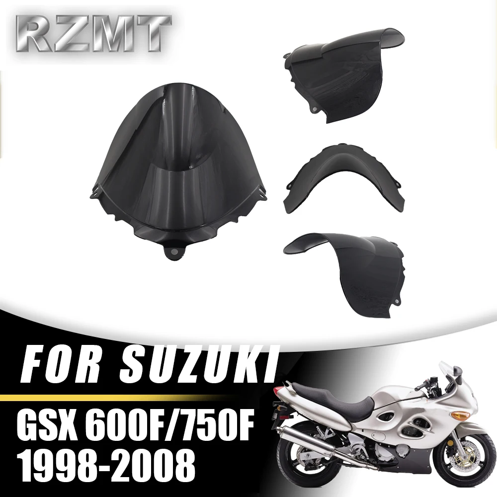 

Front Double Bubble Wind Deflector Windscreen For SUZUKI GSX-600F GSX-750F KATANA 1998-2008 Motorcycle Accessories Windshield