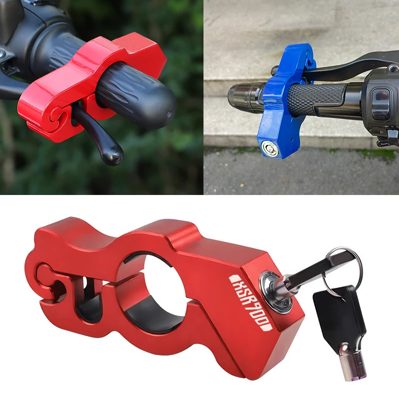 FOR XSR XSR700 XSR900 xsr Motorcycle Handlebar Lock Handlebar Brake Handle Solid Lock Imitating Steal Lock Anti Theft