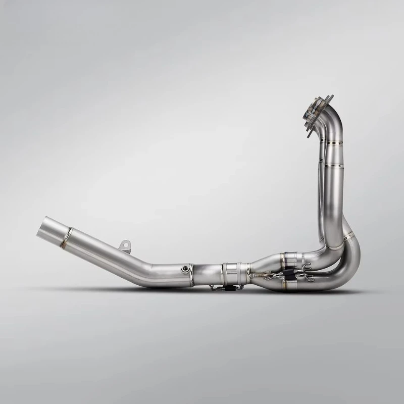 2020-2023 سبائك التيتانيوم الكربون دراجة نارية نظام العادم رأس جامع الجبهة الأنابيب الخمار كاواساكي H2 ZH2 SE 2021-2023