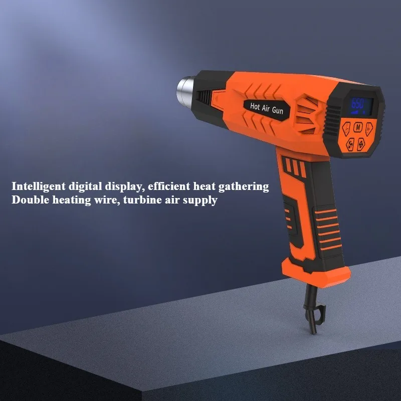 

Digital Temperature Adjustable Hot Air Gun Film for Automotive High-power Adjustable Temperature Hot Air Gun